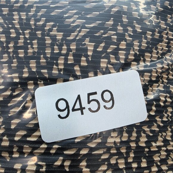 Womans Connected Black & Beige Animal Print Open Cardigan Plus Size 34W - Picture 8 of 8